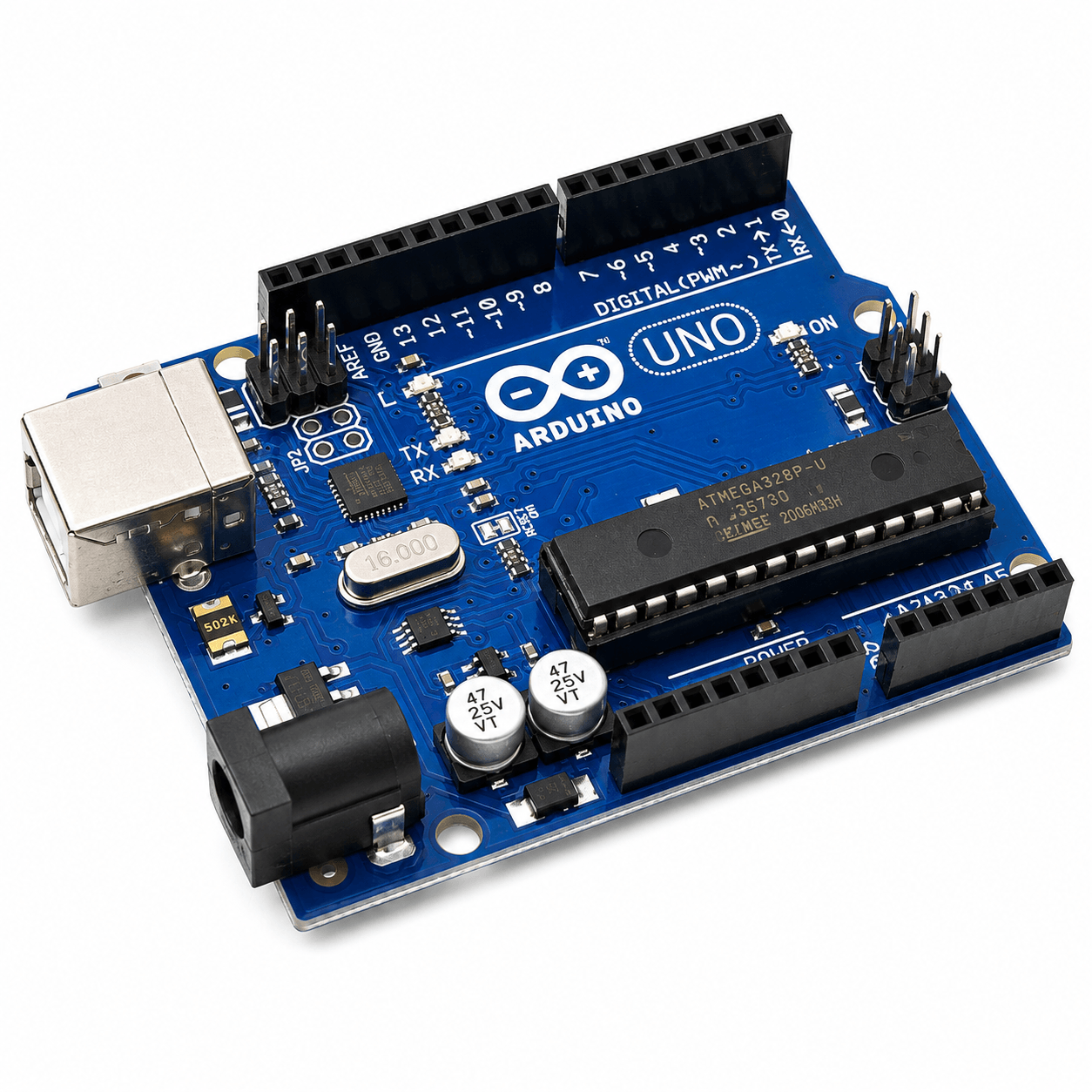Arduino Uno R3 V1 Development Board with USB Cable.