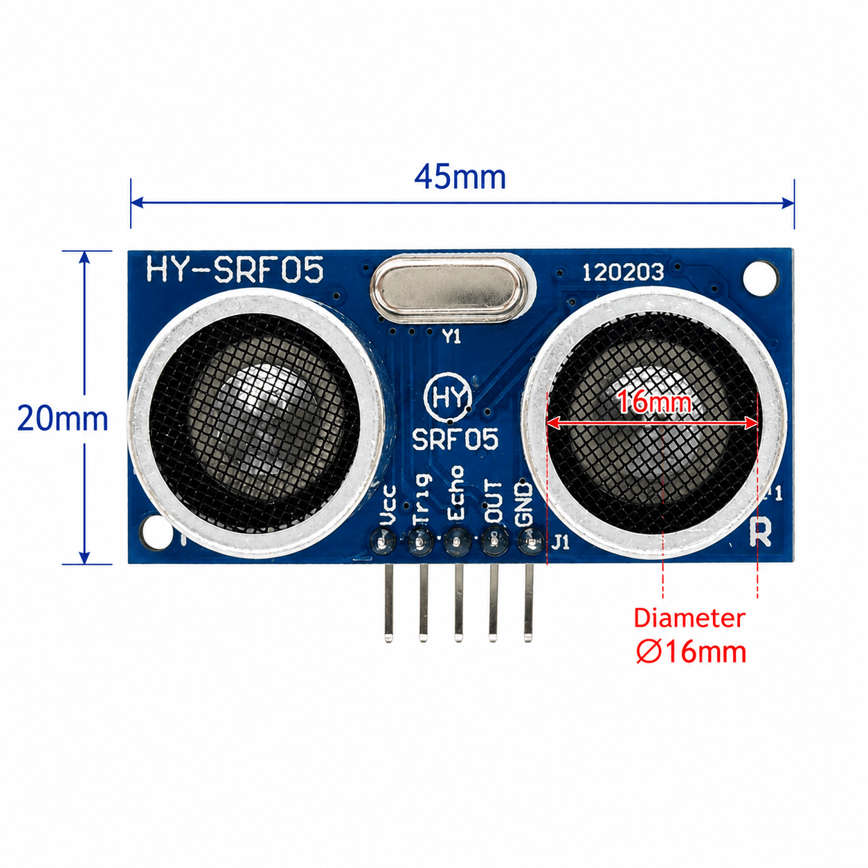 HC-SR05 Ultrasonic Sensor Module