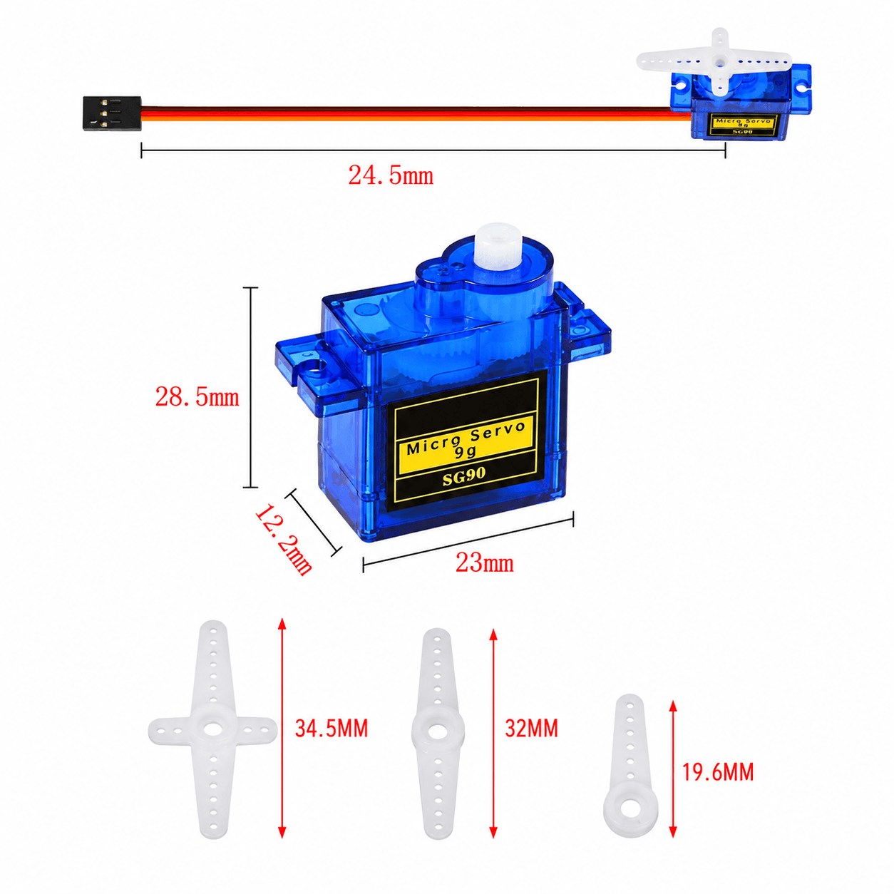 SG90 9g Micro Servo Motor