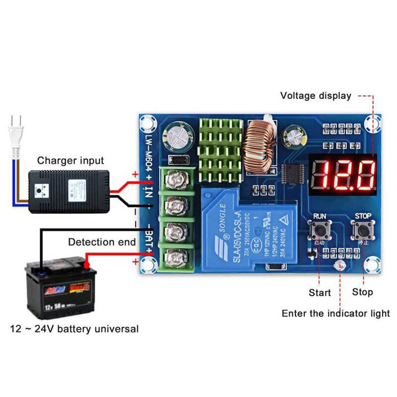 XH-M604 Battery Over Charging Protection Module
