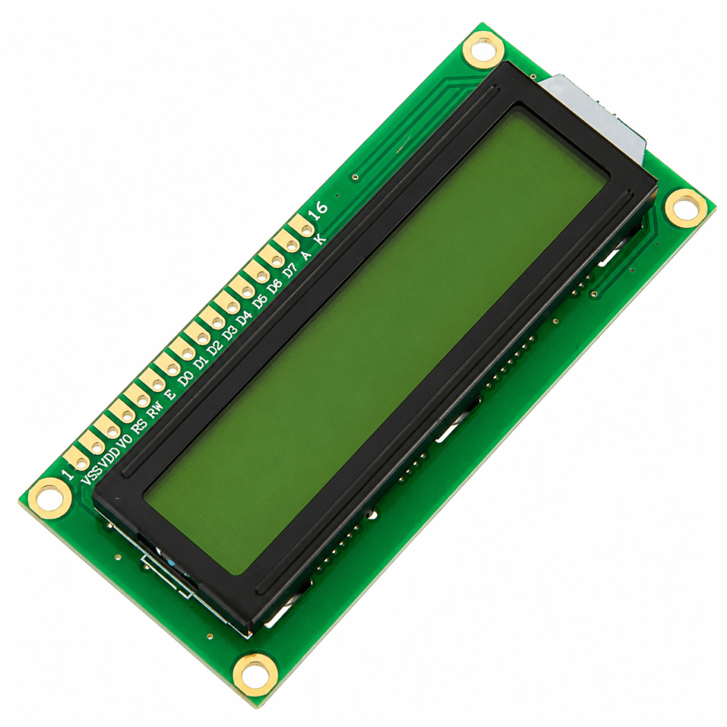 1602 Yellow Backlight LCD Display Module (16x2) for Arduino and ESP32 available at Zenith Electronics Sri Lanka.