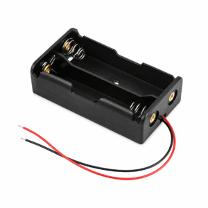 18650 x 2 Battery Holder with Wire Leads