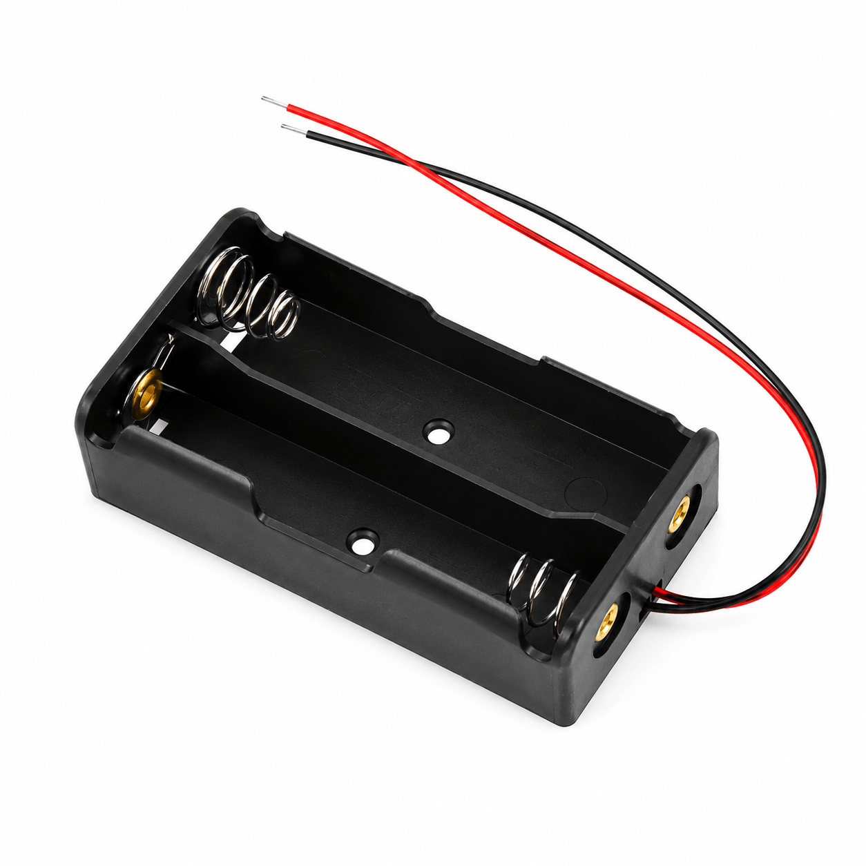 18650 x 2 Battery Holder with Wire Leads