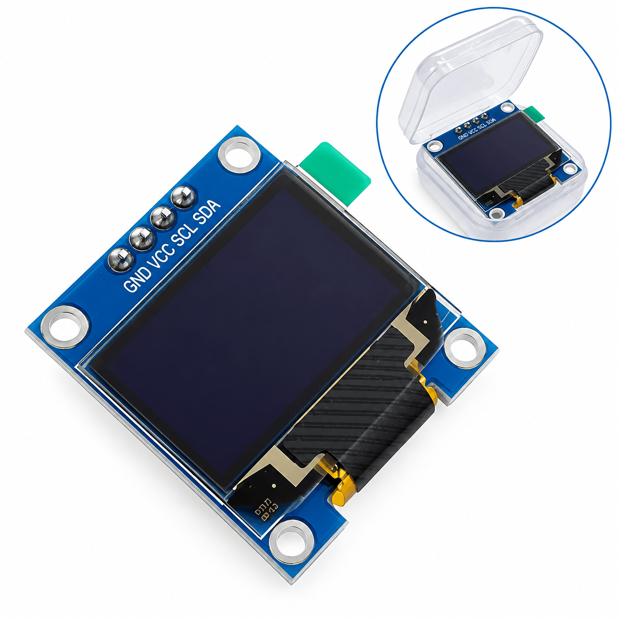 0.96 OLED Display Module – White Colour