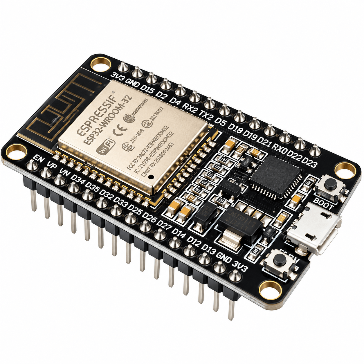 ESP32 WiFi + Bluetooth Development Board