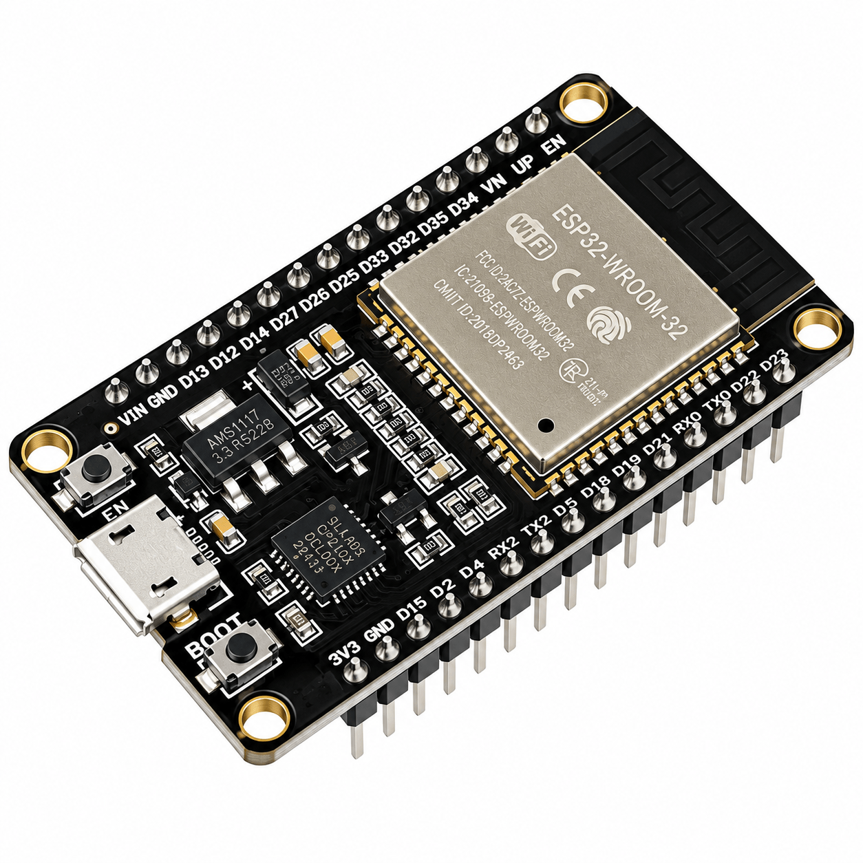 ESP32 WiFi + Bluetooth Development Board