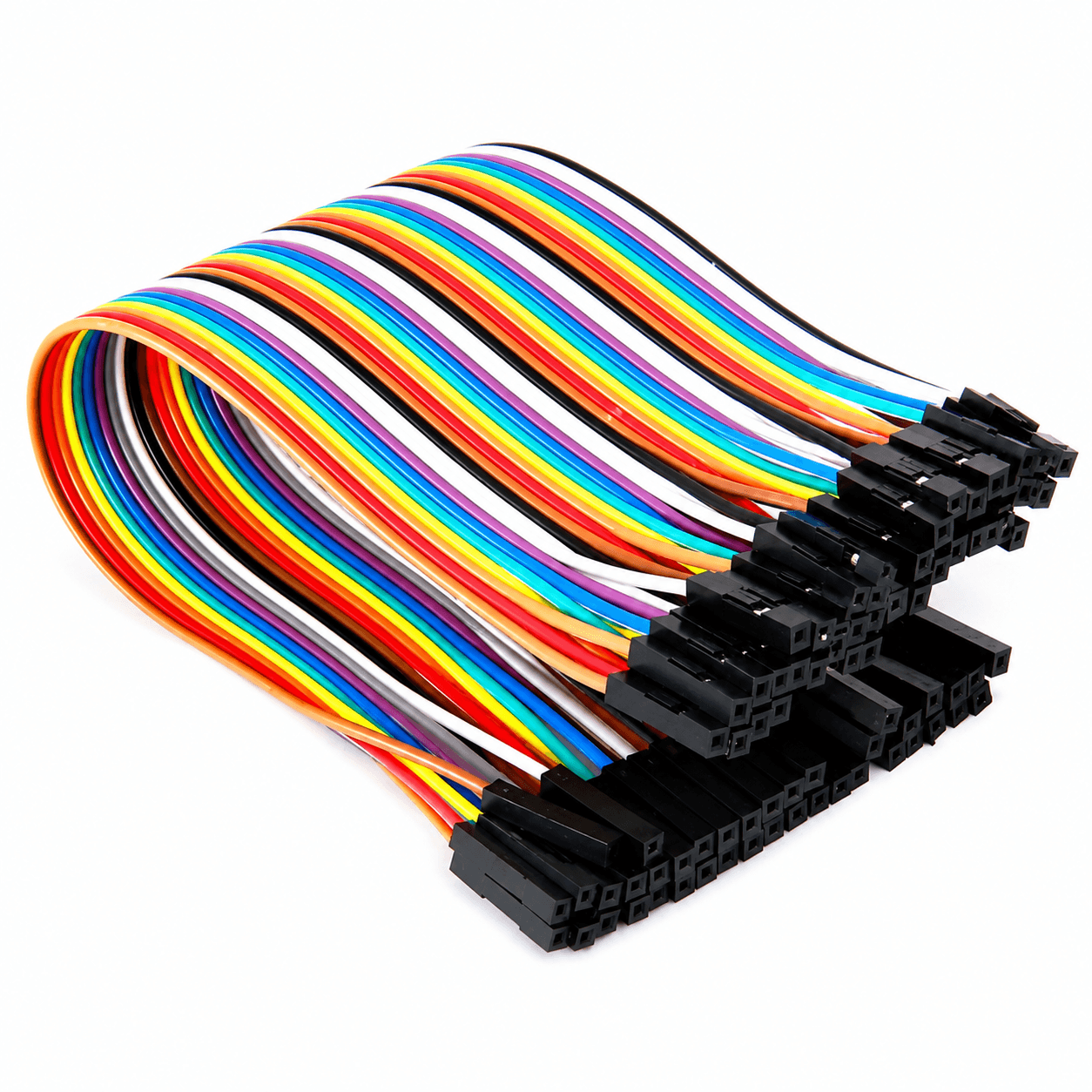 Female to Female Jumper Wire 20cm 40pcs.