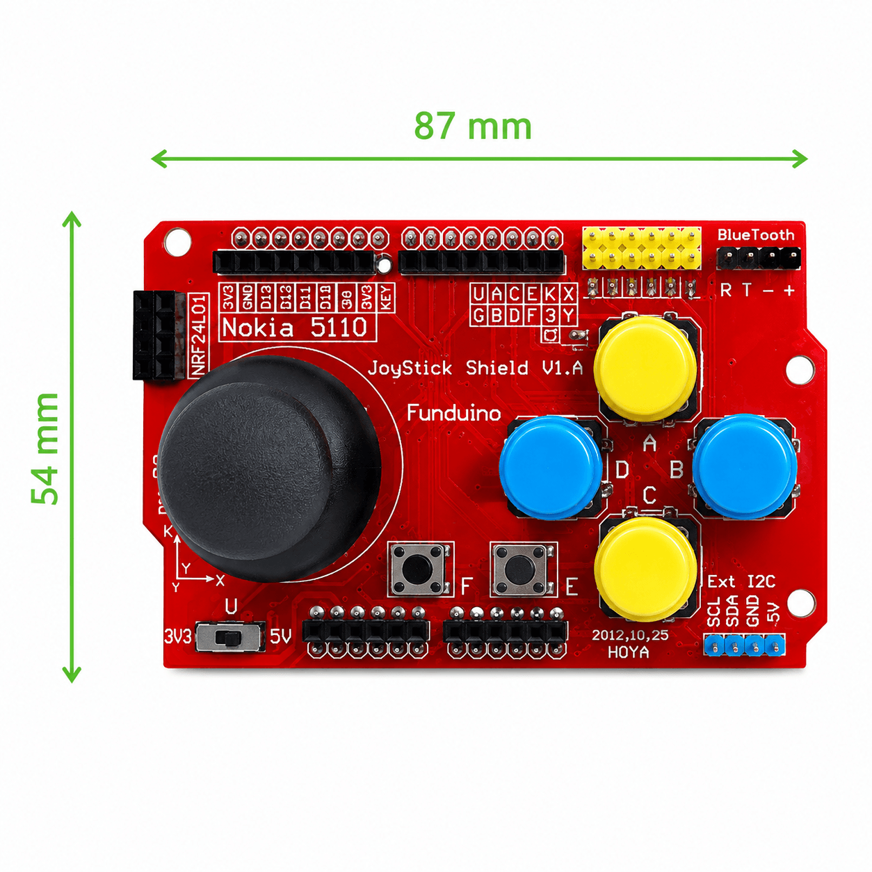Joystick Shield for Arduino