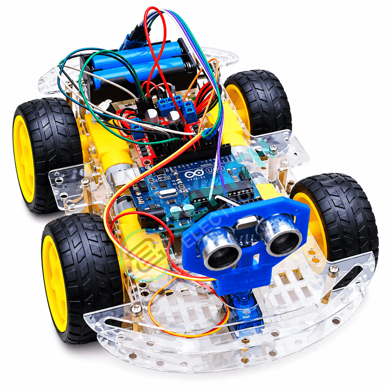 Arduino 4WD Bluetooth Robot Car Full Kit